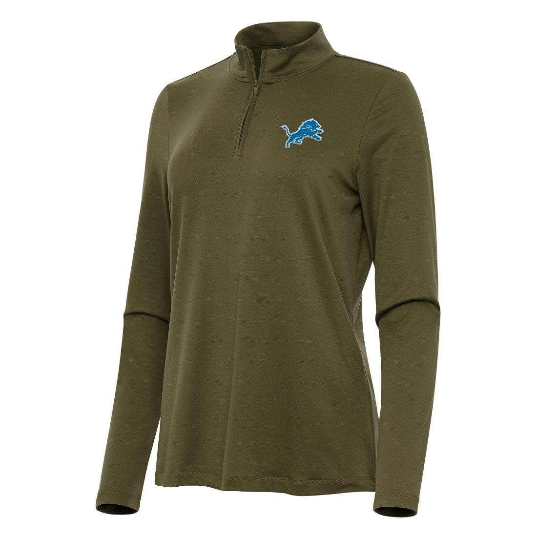 Detroit Lions Antigua Women's Reprocess Quarter-Zip Top | NFL On sale