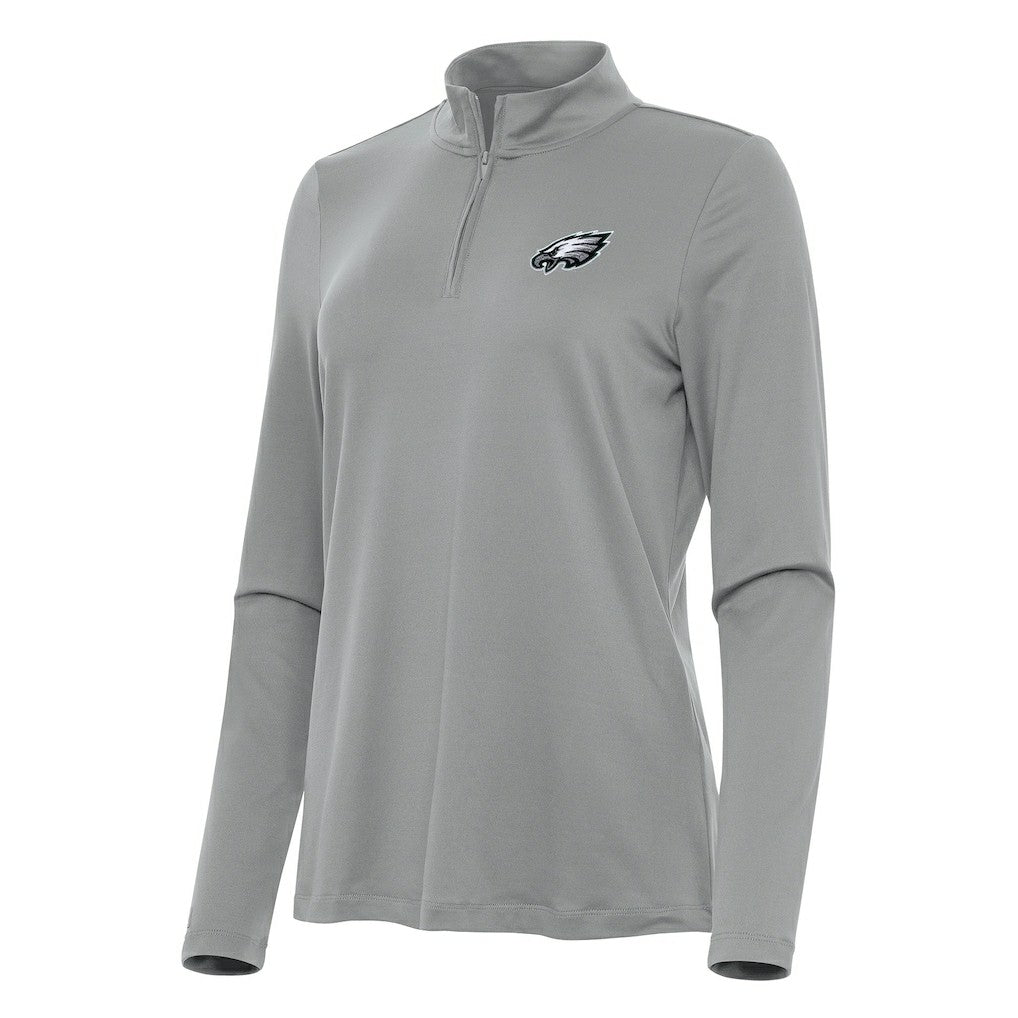Philadelphia Eagles Antigua Women's Reprocess Quarter-Zip Top | NFL Online