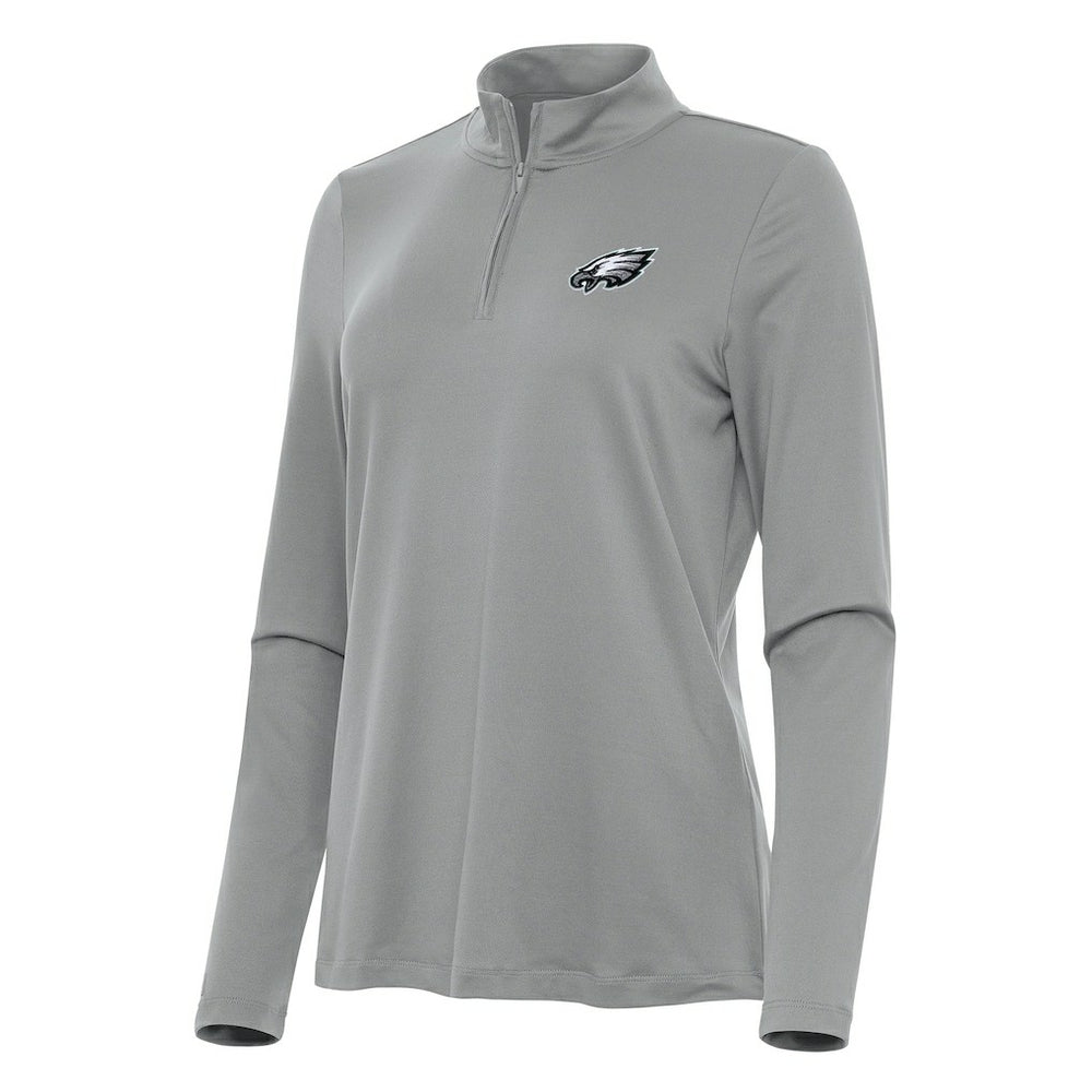 Philadelphia Eagles Antigua Women's Reprocess Quarter-Zip Top | NFL Online