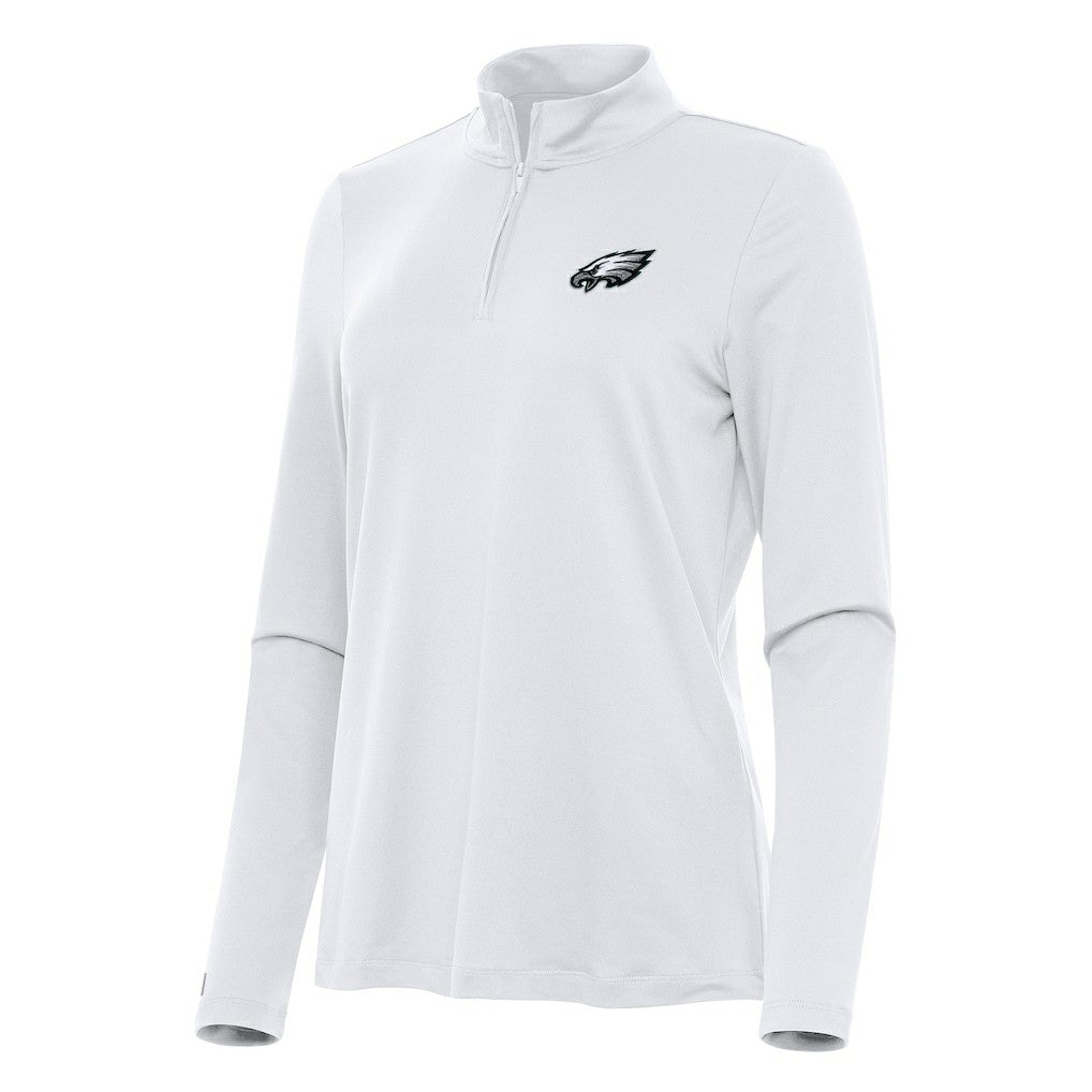 Philadelphia Eagles Antigua Women's Reprocess Quarter-Zip Top | NFL Online