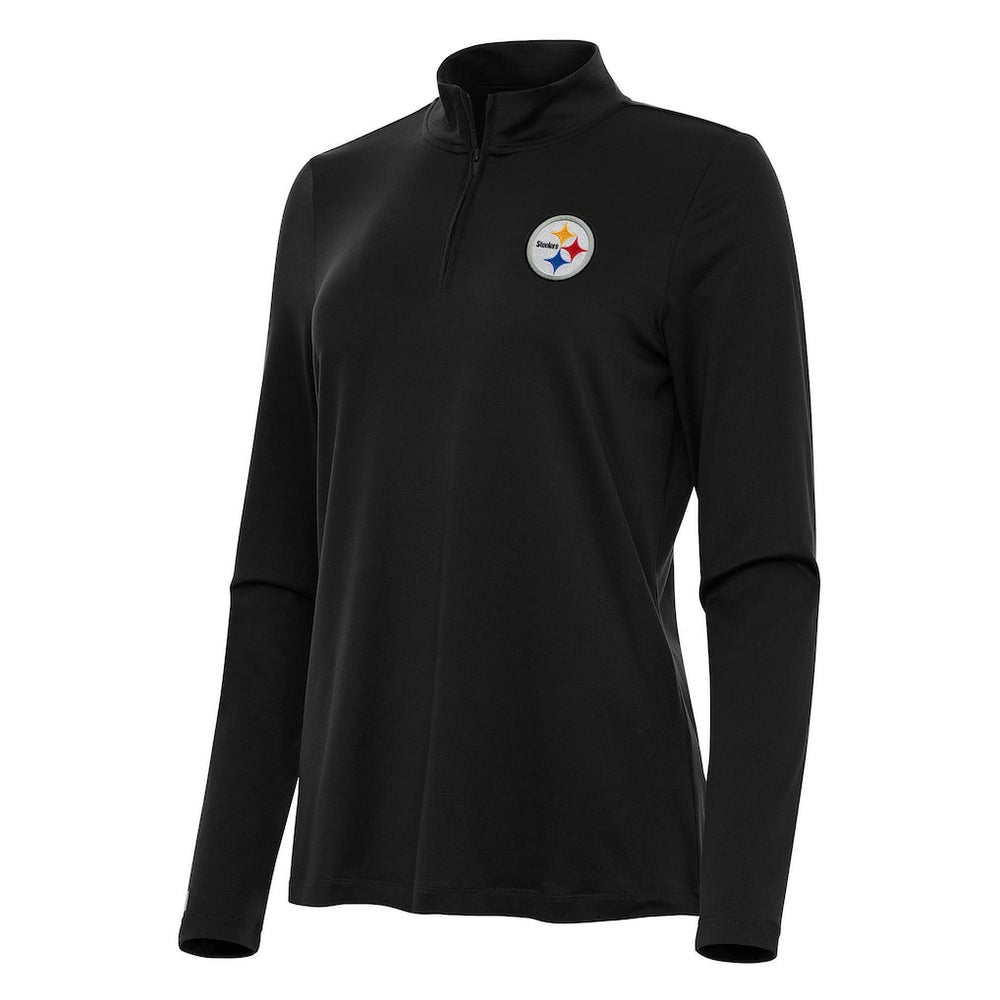 Pittsburgh Steelers Antigua Women's Reprocess Quarter-Zip Top | NFL Discount