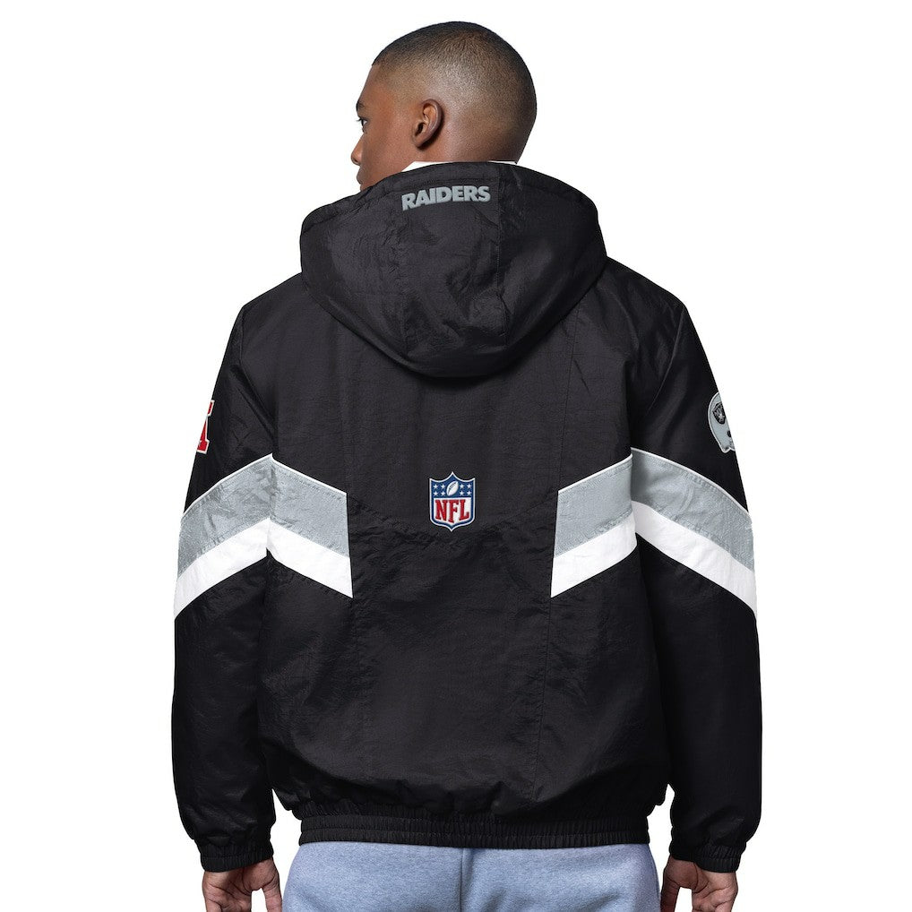 Las Vegas Raiders OVO x Starter Sideline Full-Snap Puffer Jacket | NFL New