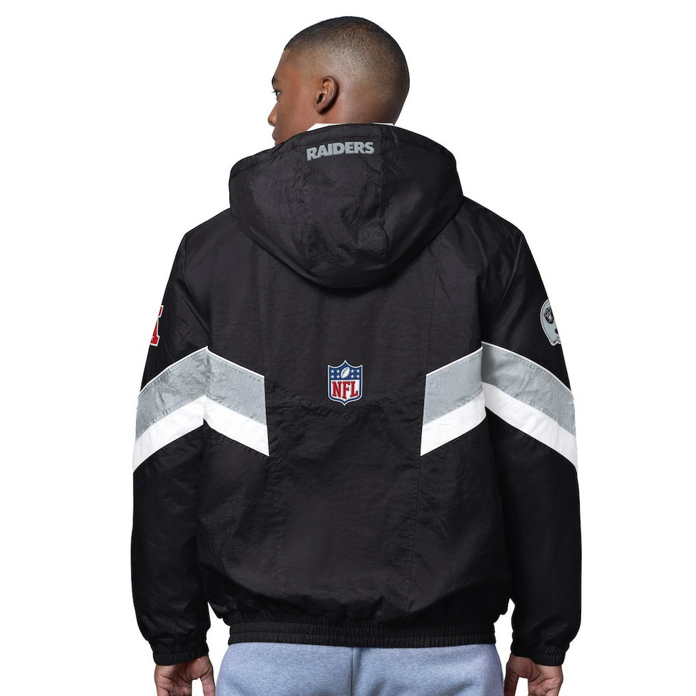 Las Vegas Raiders OVO x Starter Sideline Full-Snap Puffer Jacket | NFL New