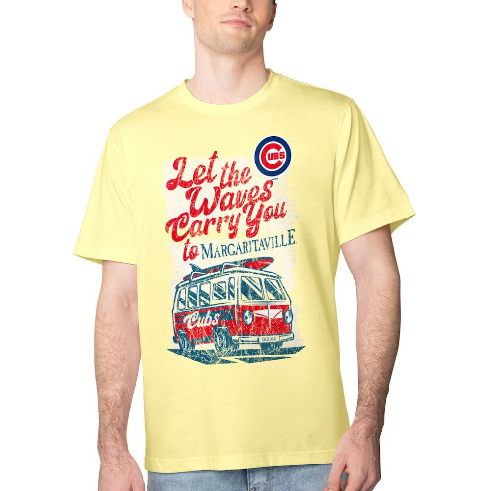 Chicago Cubs Margaritaville Bus Waves Graphic T-Shirt - MLB T-shirts