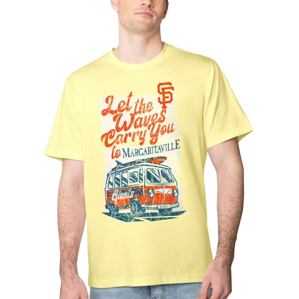 San Francisco Giants Margaritaville Bus Waves Graphic T-Shirt - MLB T-shirts