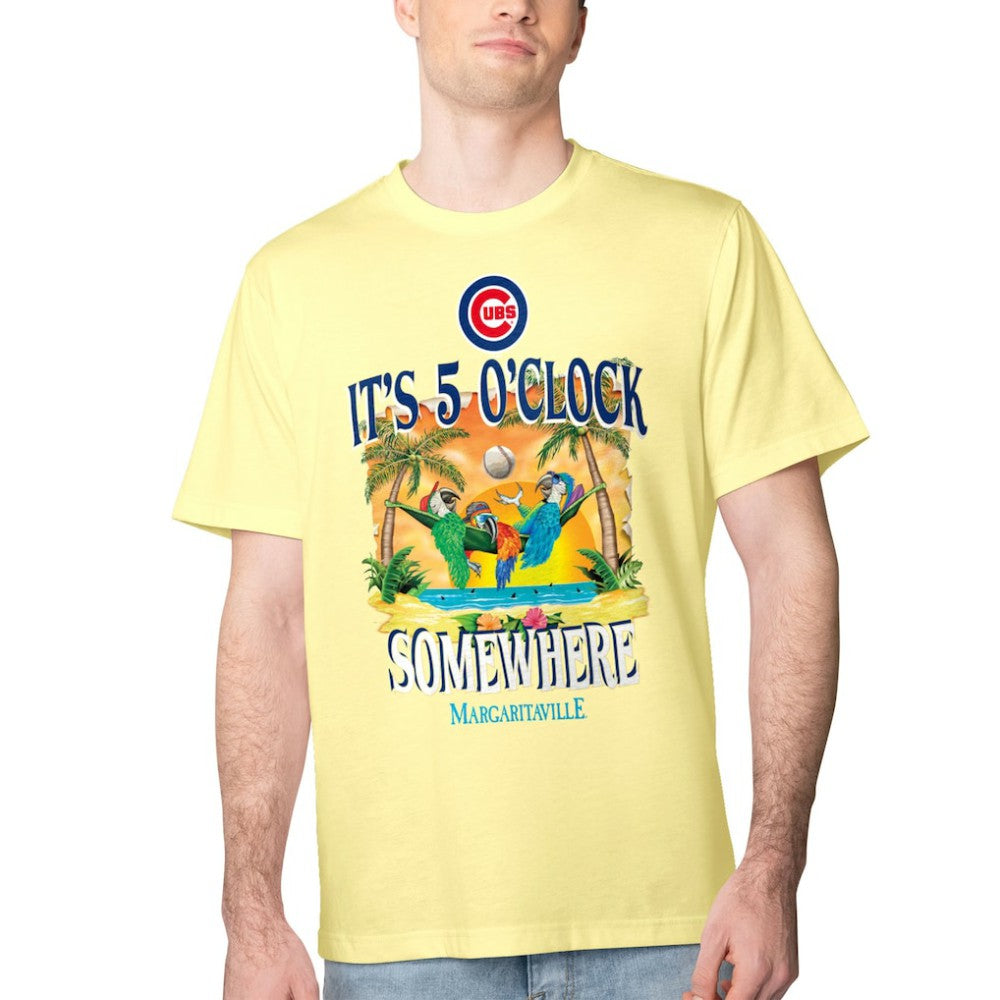 Chicago Cubs Margaritaville Five O'Clock Graphic T-Shirt - MLB T-shirts