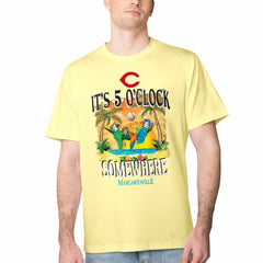 Cincinnati Reds Margaritaville Five O'Clock Graphic T-Shirt - MLB T-shirts
