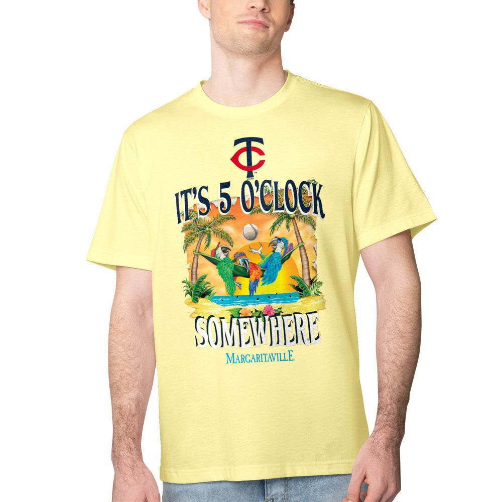Minnesota Twins Margaritaville Five O'Clock Graphic T-Shirt - MLB T-shirts