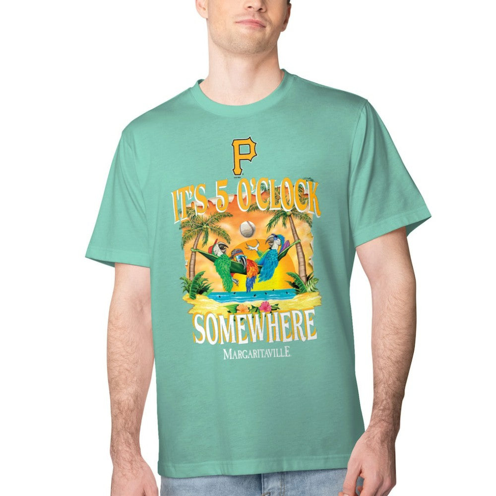 Pittsburgh Pirates Margaritaville Five O'Clock Graphic T-Shirt - MLB T-shirts