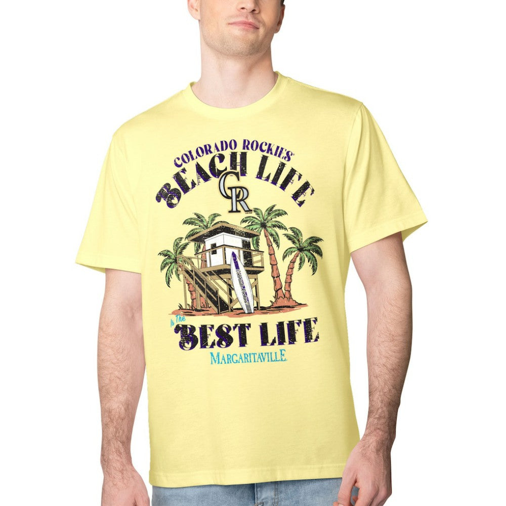 Colorado Rockies Margaritaville Beach Hut Graphic T-Shirt - MLB T-shirts