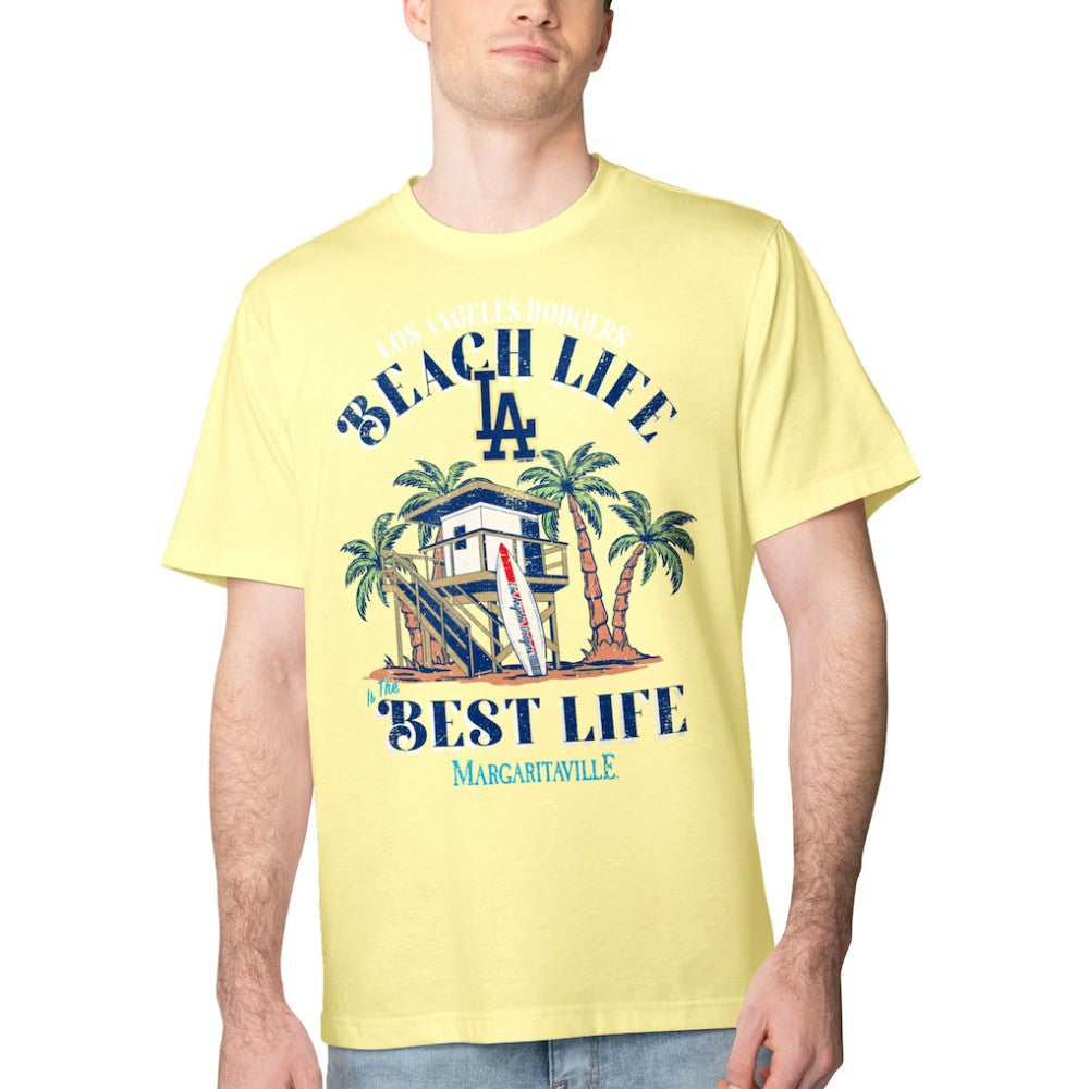 Los Angeles Dodgers Margaritaville Beach Hut Graphic T-Shirt - MLB T-shirts