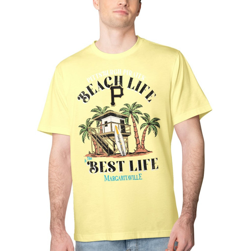 Pittsburgh Pirates Margaritaville Beach Hut Graphic T-Shirt - MLB T-shirts