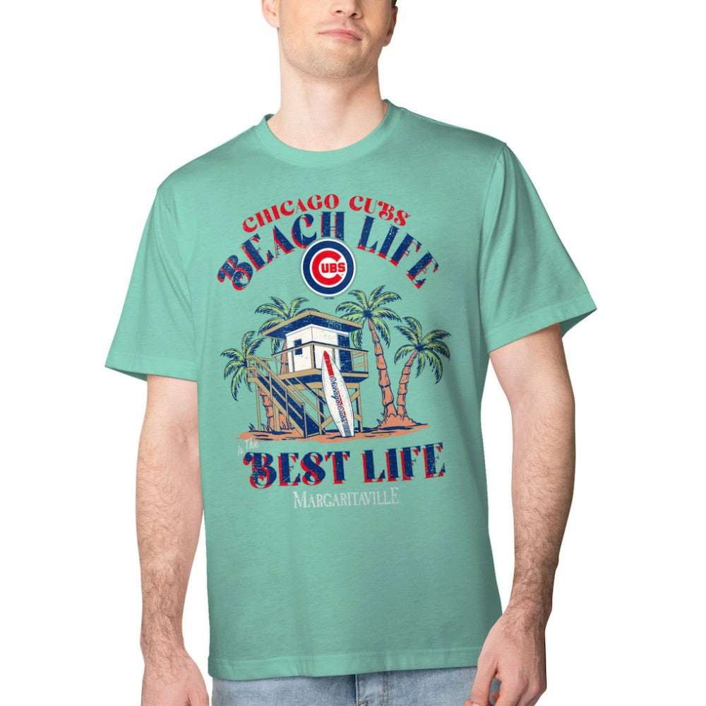 Chicago Cubs Margaritaville Beach Hut Graphic T-Shirt - MLB T-shirts
