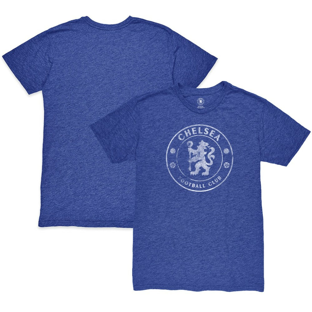 Chelsea 1863FC Mono Badge Vintage Tri-Blend T-Shirt