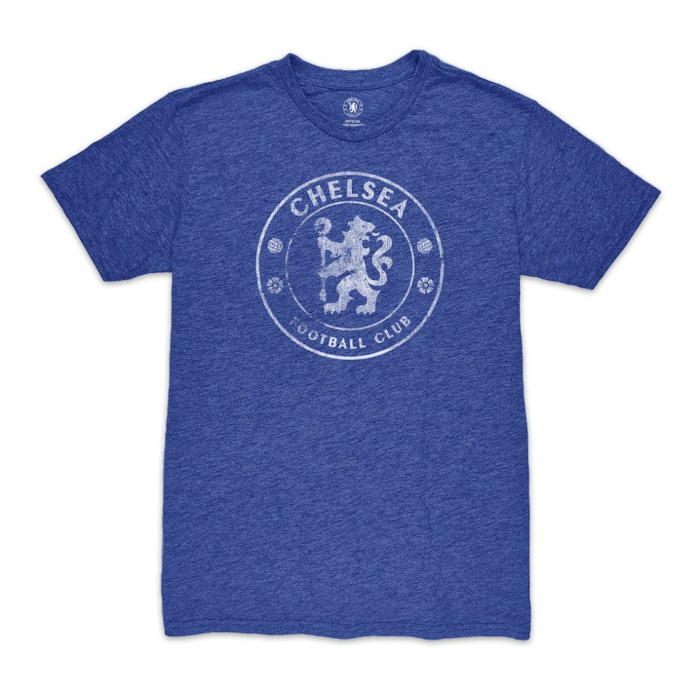 Chelsea 1863FC Mono Badge Vintage Tri-Blend T-Shirt
