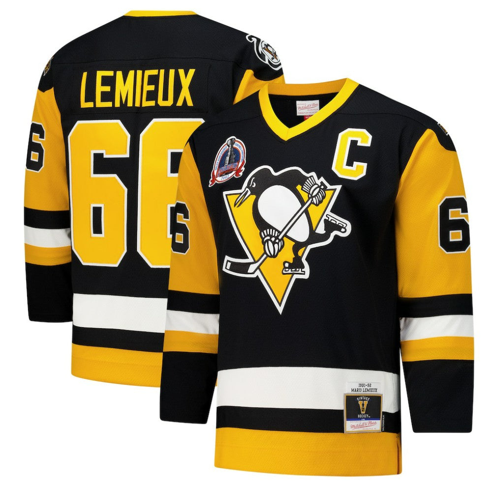 Mario Lemieux Pittsburgh Penguins 1991-92 Power Play Jersey -  NHL Jerseys