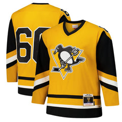 Mario Lemieux Pittsburgh Penguins 1984-85 Power Play Jersey -  NHL Jerseys