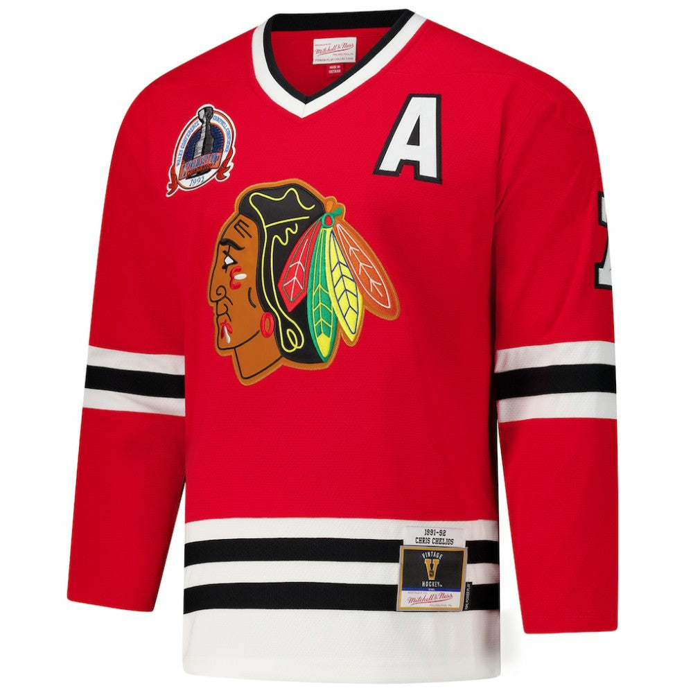 Chris Chelios Chicago Blackhawks 1991-92 Power Play Jersey -  NHL Jerseys