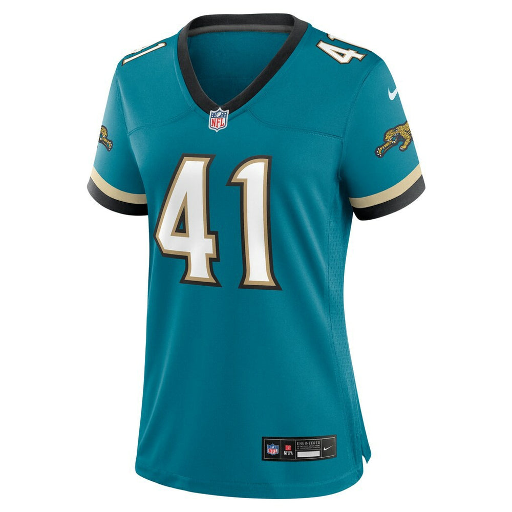 Jacksonville Jaguars Josh Hines-Allen  Women's Prowler Throwback Game Jersey | NFL US