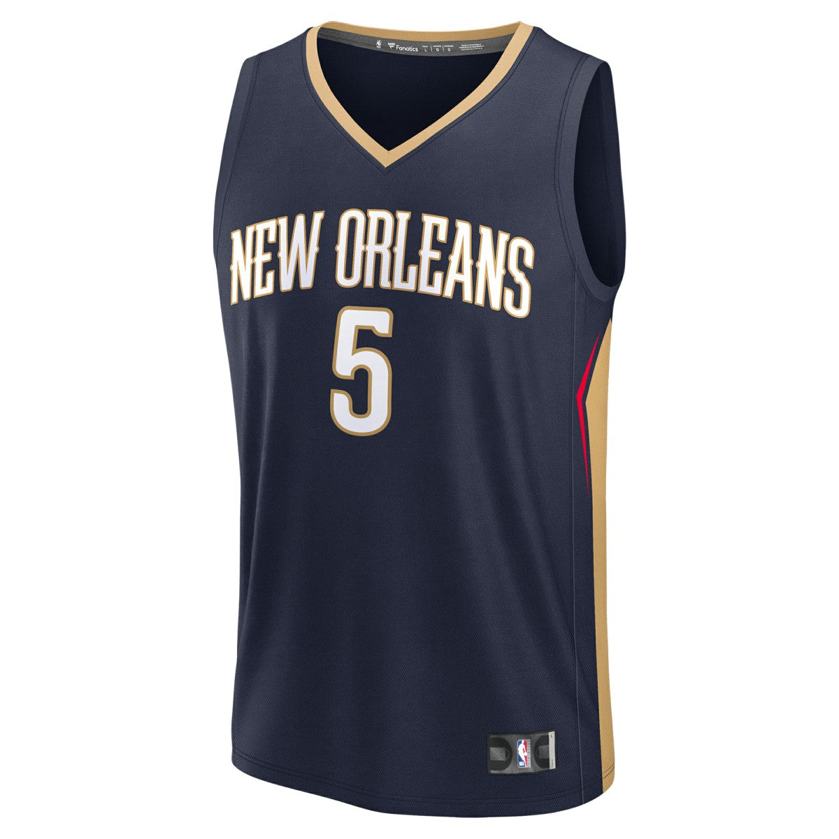 Navy Dejounte Murray New Orleans Pelicans Fast Break Replica Player Jersey | NBA