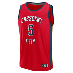 Red Dejounte Murray New Orleans Pelicans Fast Break Replica Player Jersey | NBA