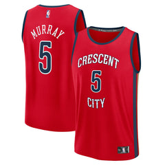 Red Dejounte Murray New Orleans Pelicans Youth Fast Break Replica Player Jersey | NBA