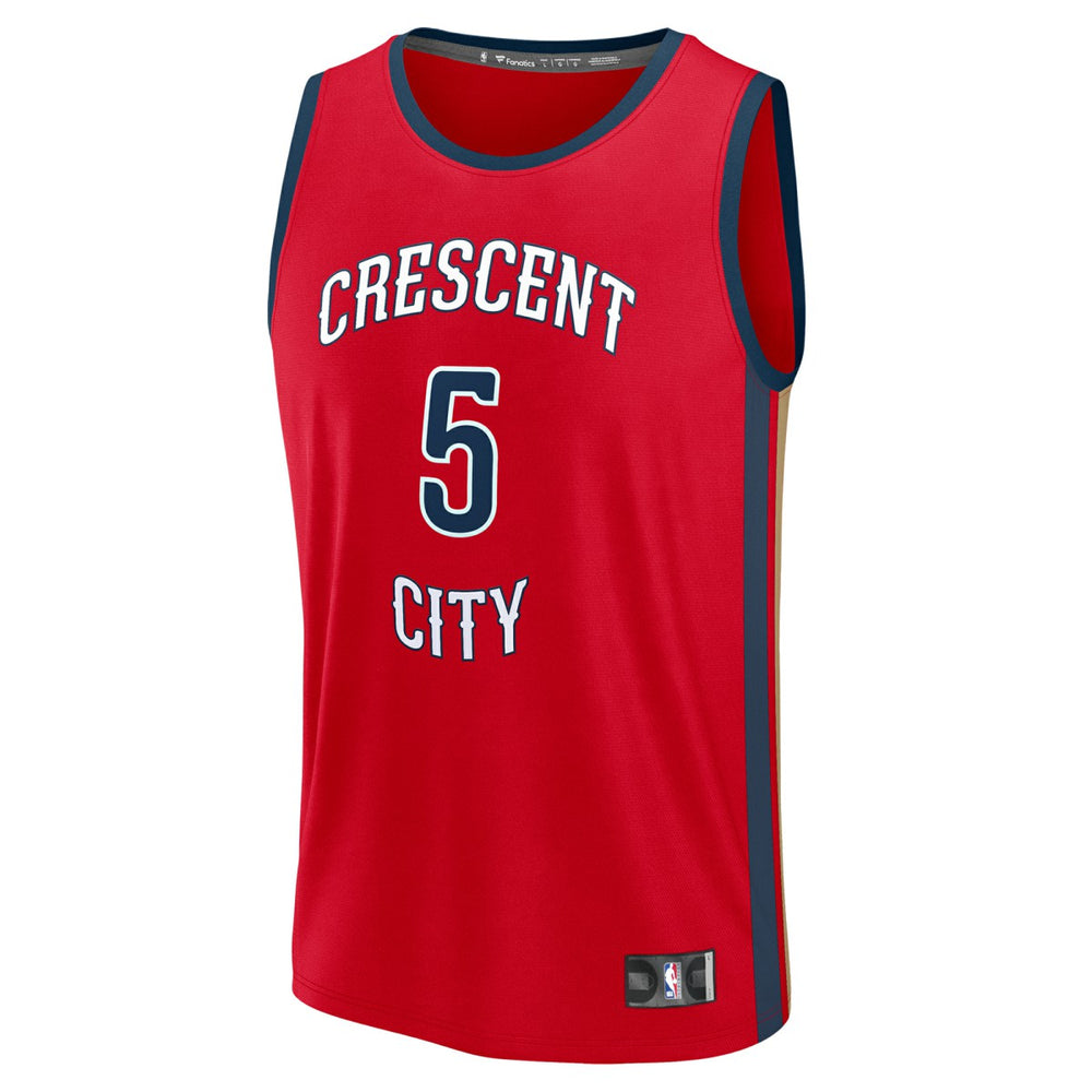 Red Dejounte Murray New Orleans Pelicans Youth Fast Break Replica Player Jersey | NBA