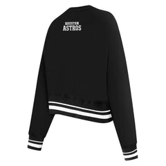 Houston Astros Pro Standard Women's Pearl Cropped Pullover Sweatshirt
 - MLB Pullover