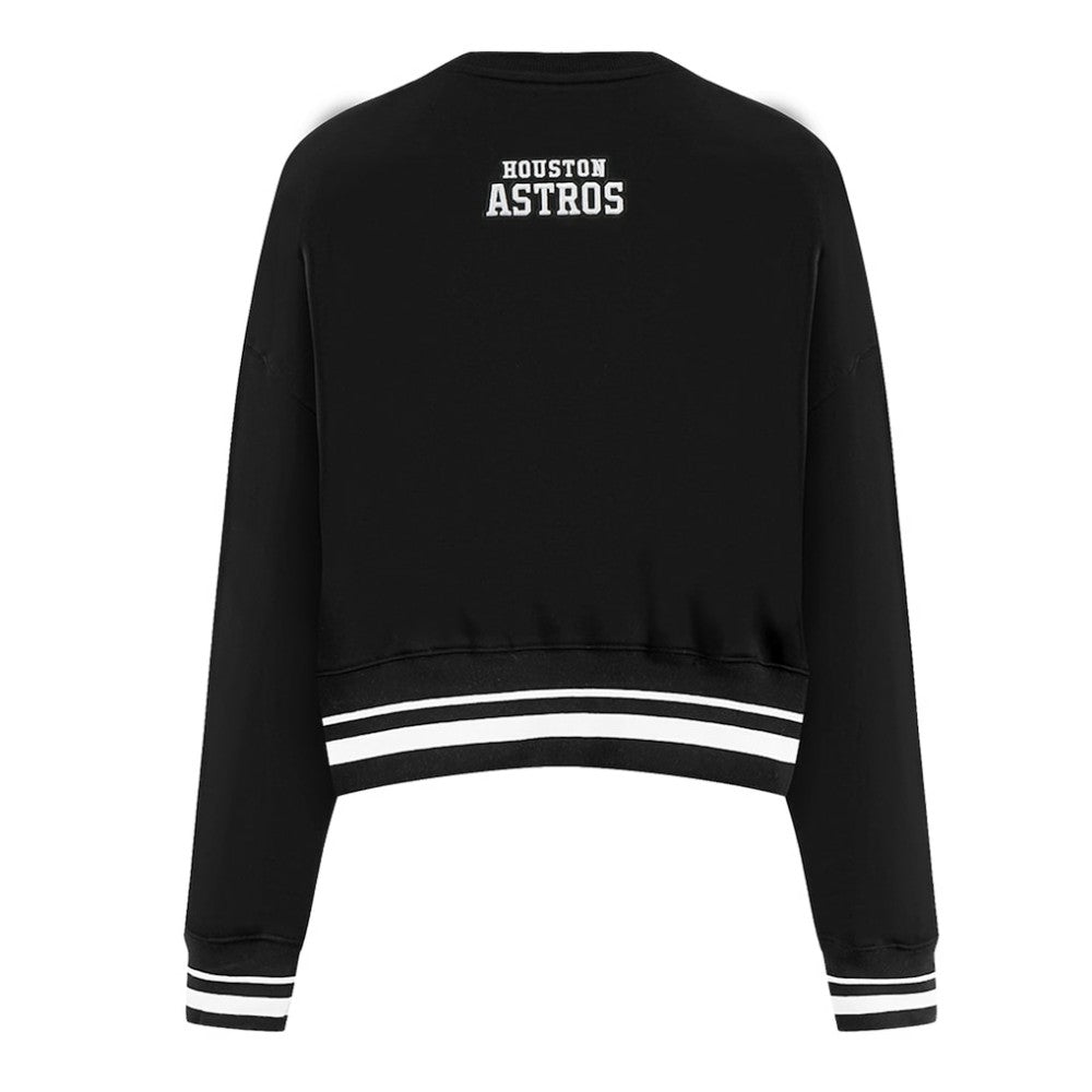 Houston Astros Pro Standard Women's Pearl Cropped Pullover Sweatshirt
 - MLB Pullover
