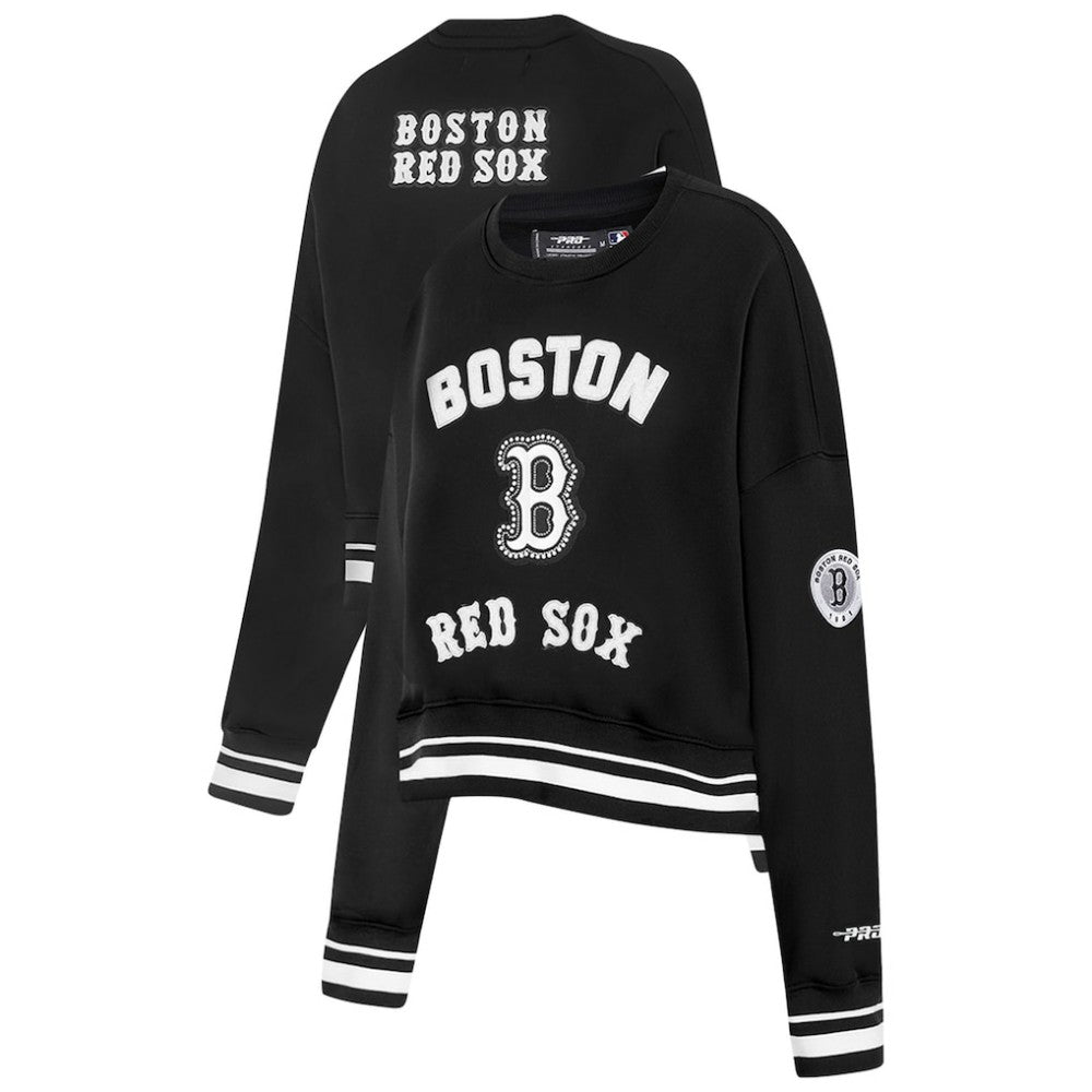 Boston Red Sox Pro Standard Women's Pearl Cropped Pullover Sweatshirt
 - MLB Pullover