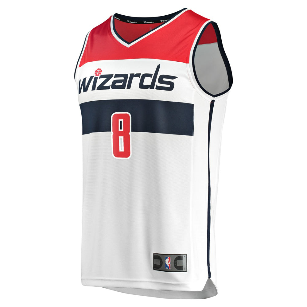 White Carlton Carrington Washington Wizards Fast Break Replica Player Jersey | NBA