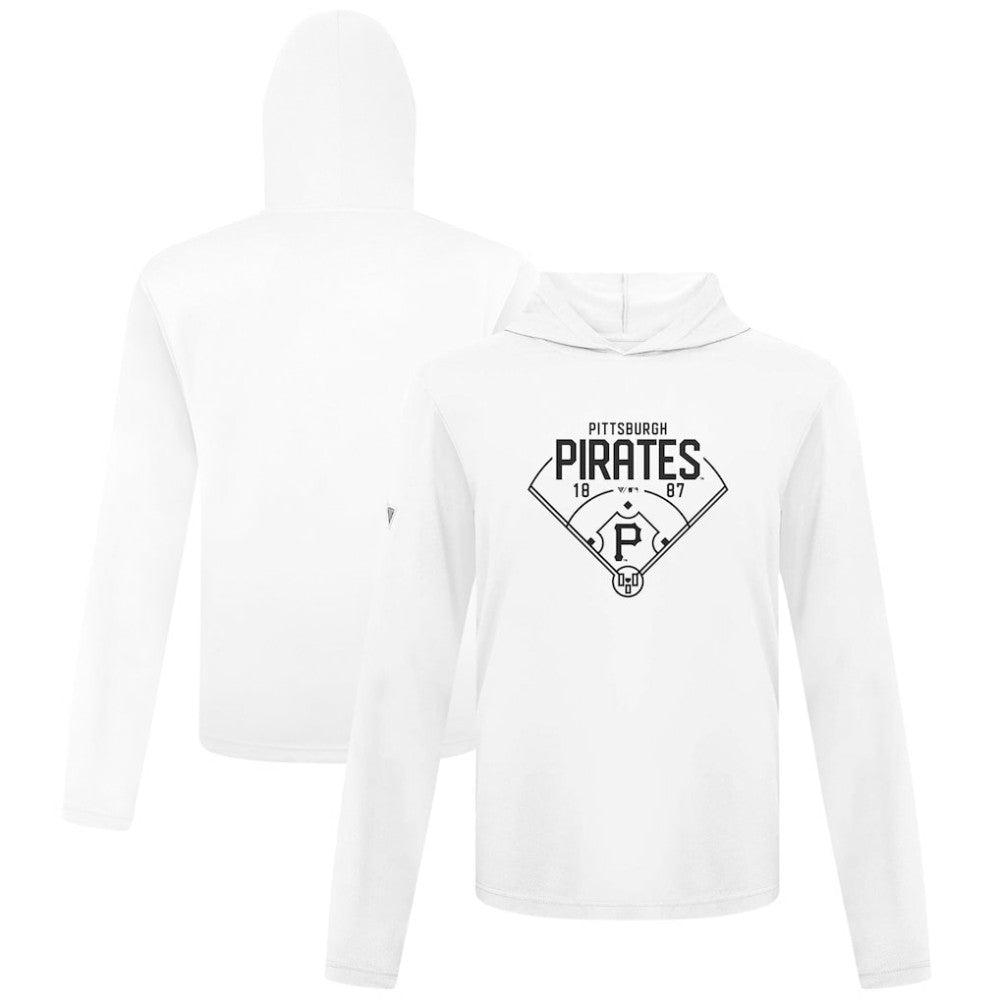 Pittsburgh Pirates Levelwear Anthem Home Field Pullover Hoodie - MLB Hoodies