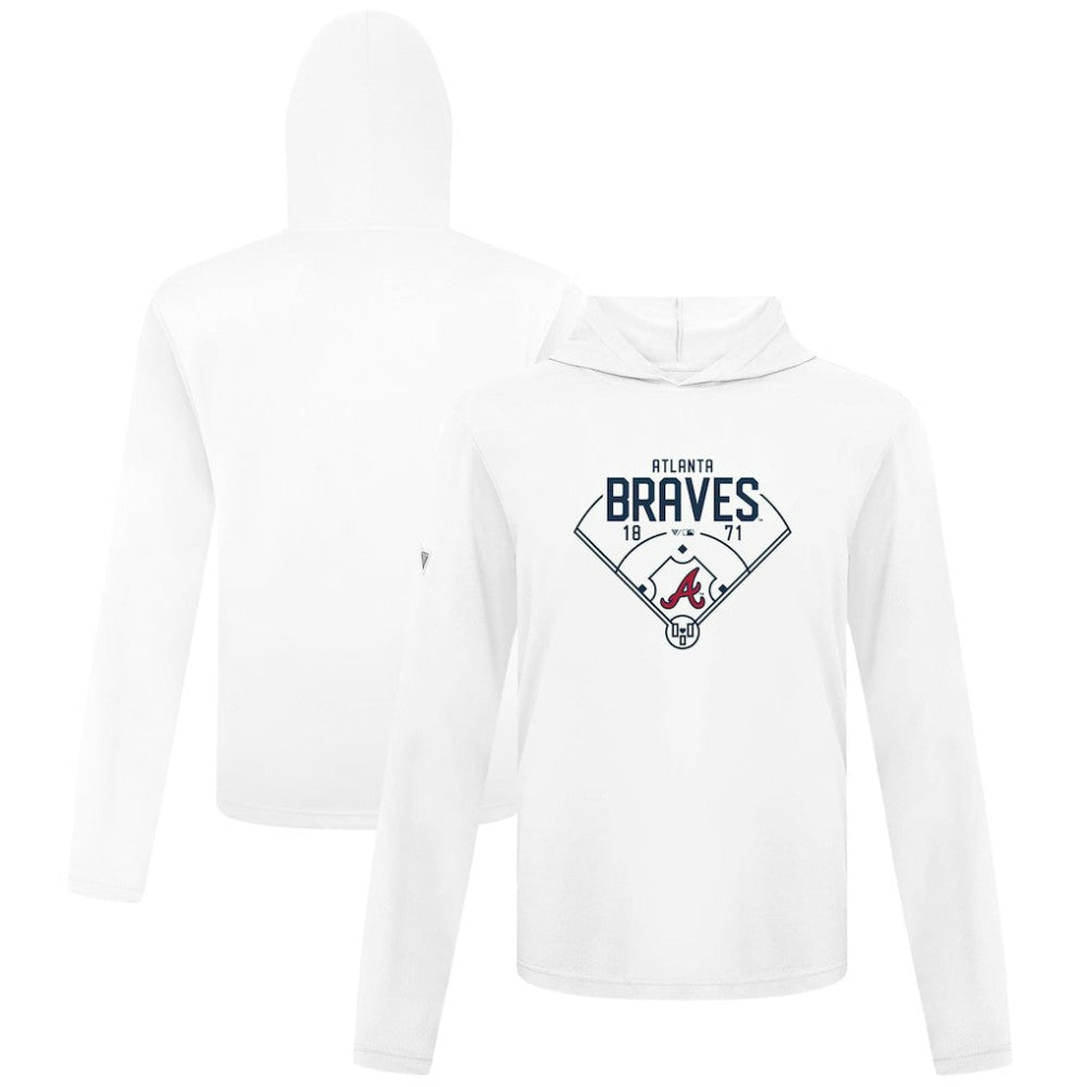 Atlanta Braves Levelwear Anthem Home Field Pullover Hoodie - MLB Hoodies