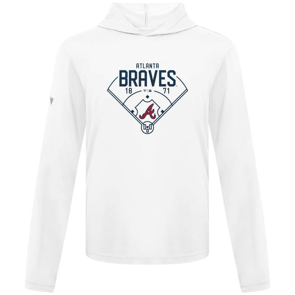 Atlanta Braves Levelwear Anthem Home Field Pullover Hoodie - MLB Hoodies