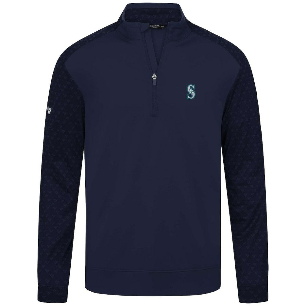 Seattle Mariners Levelwear Aztec Insignia 2.0 Quarter-Zip Pullover Top - MLB Pullover