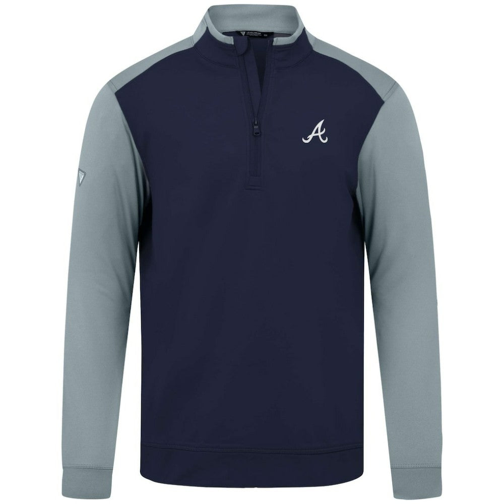 Atlanta Braves Levelwear Insignia 2.0 Quarter-Zip Pullover Top - MLB Pullover