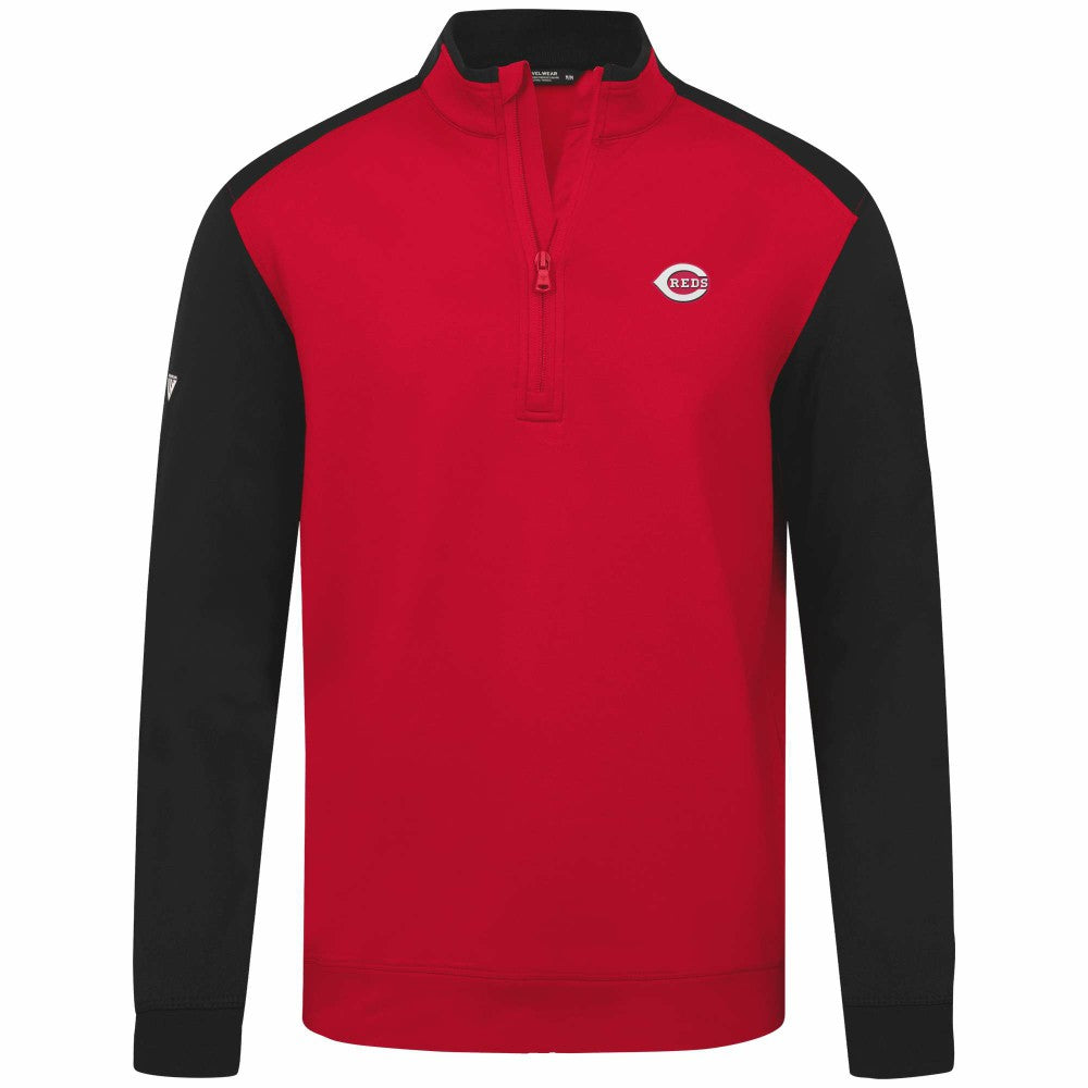 Cincinnati Reds Levelwear Insignia 2.0 Quarter-Zip Pullover Top - MLB Pullover