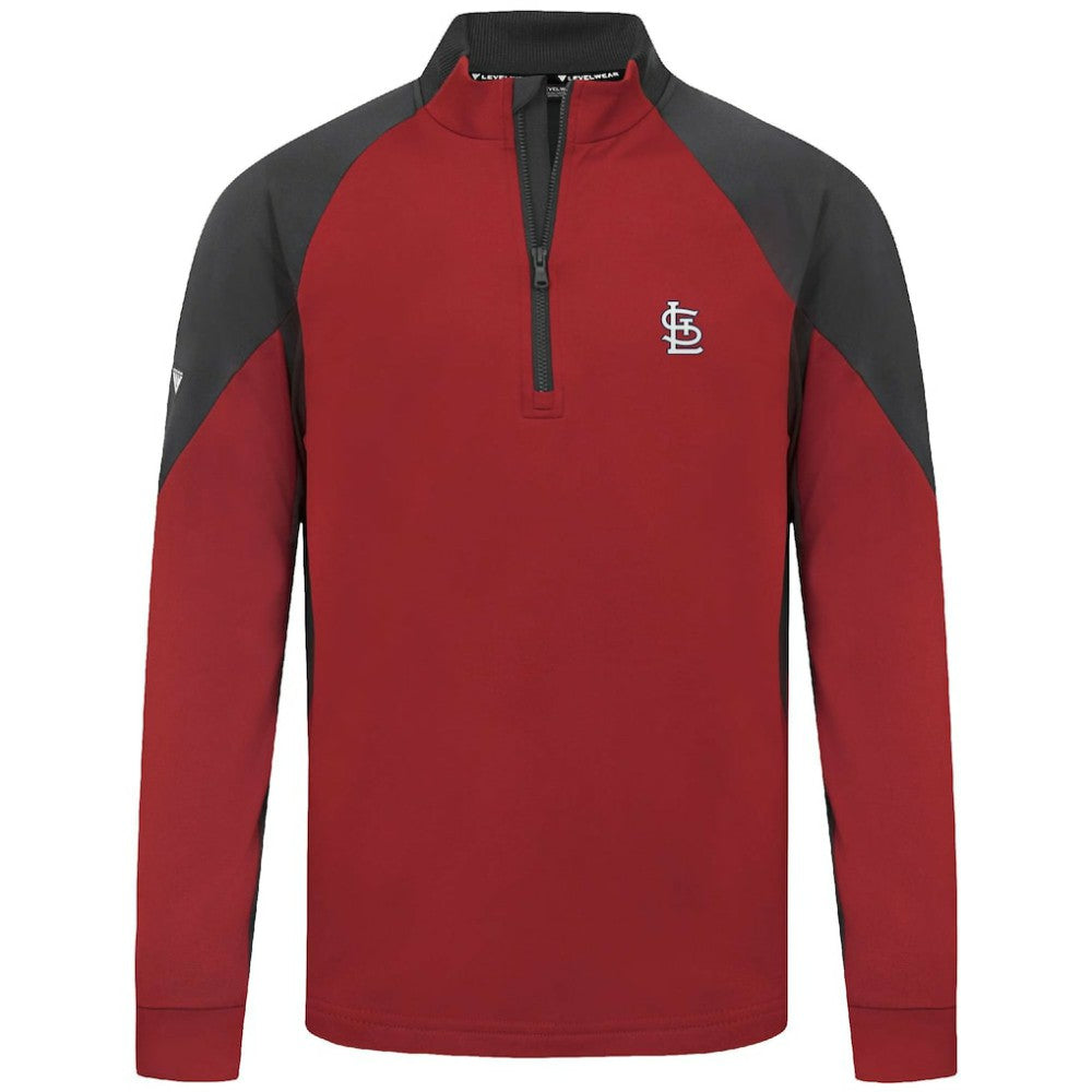 St. Louis Cardinals Levelwear Cadet Insignia 2.0 Raglan Quarter-Zip Jacket - MLB Jackets