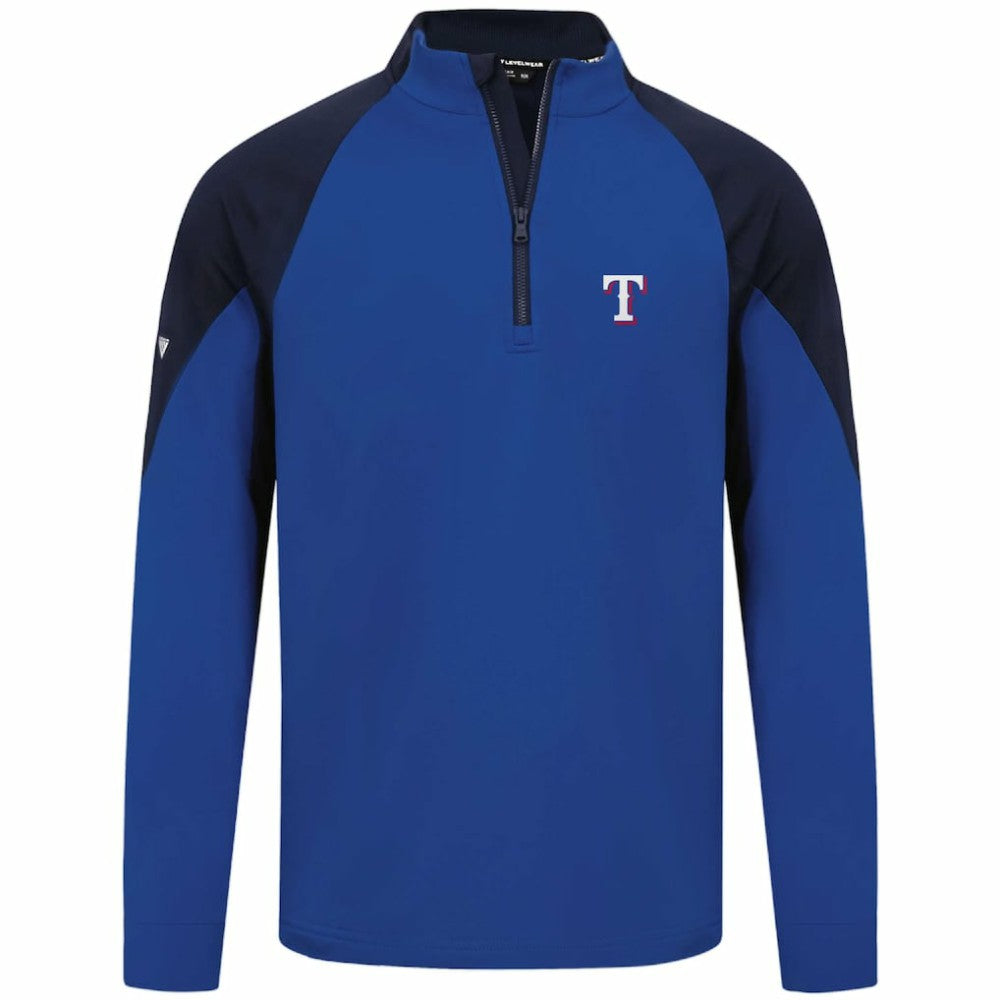 Texas Rangers Levelwear Cadet Insignia 2.0 Raglan Quarter-Zip Jacket - MLB Jackets