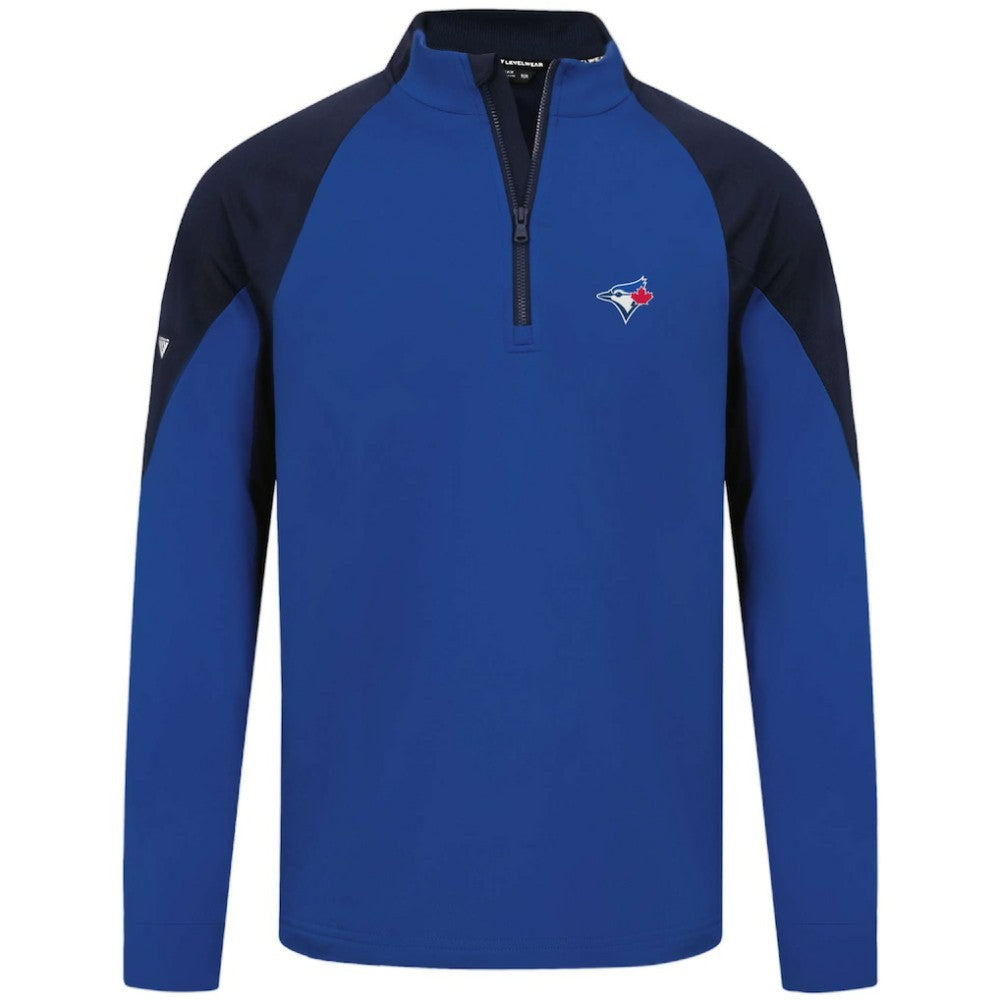Toronto Blue Jays Levelwear Cadet Insignia 2.0 Raglan Quarter-Zip Jacket - MLB Jackets