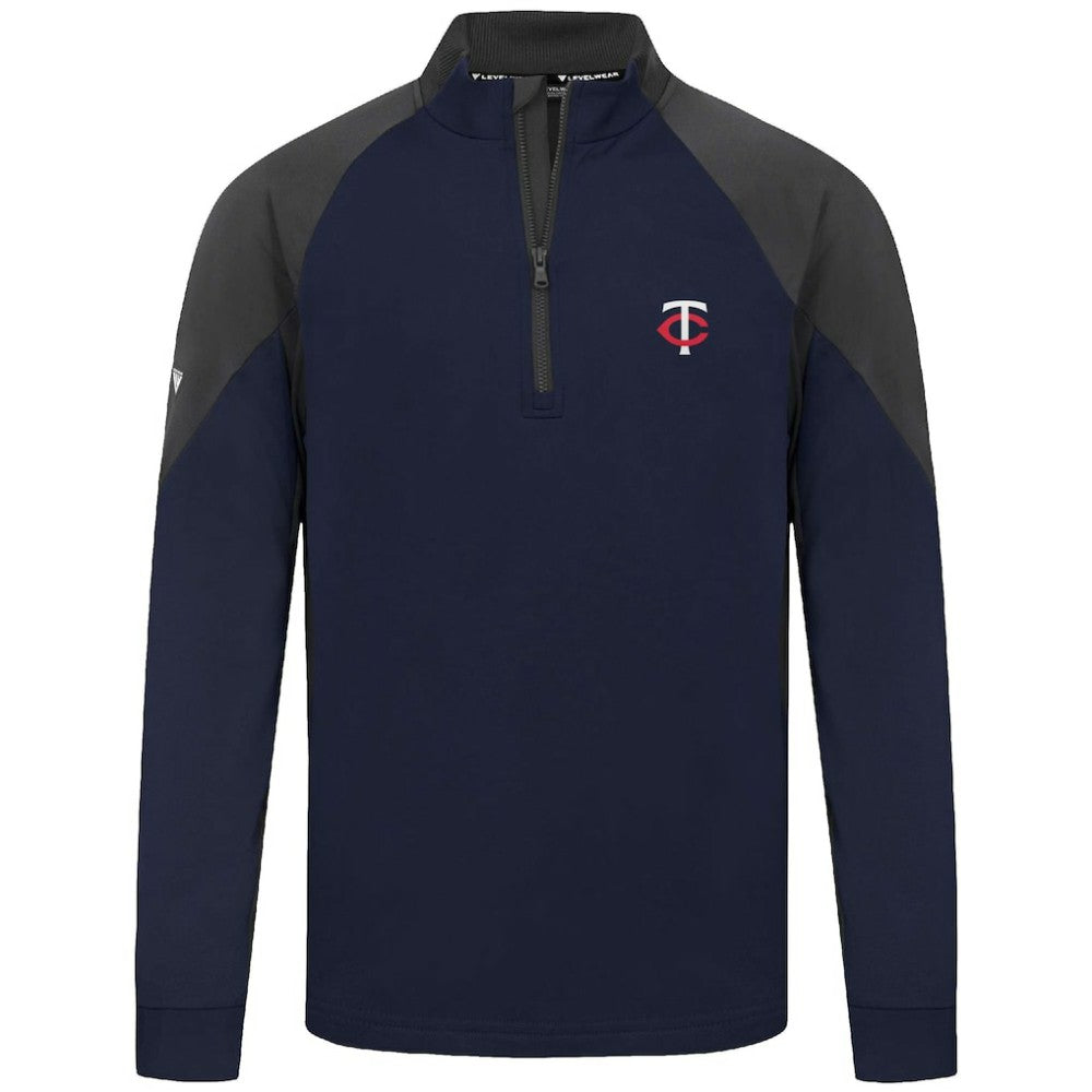 Minnesota Twins Levelwear Cadet Insignia 2.0 Raglan Quarter-Zip Jacket - MLB Jackets