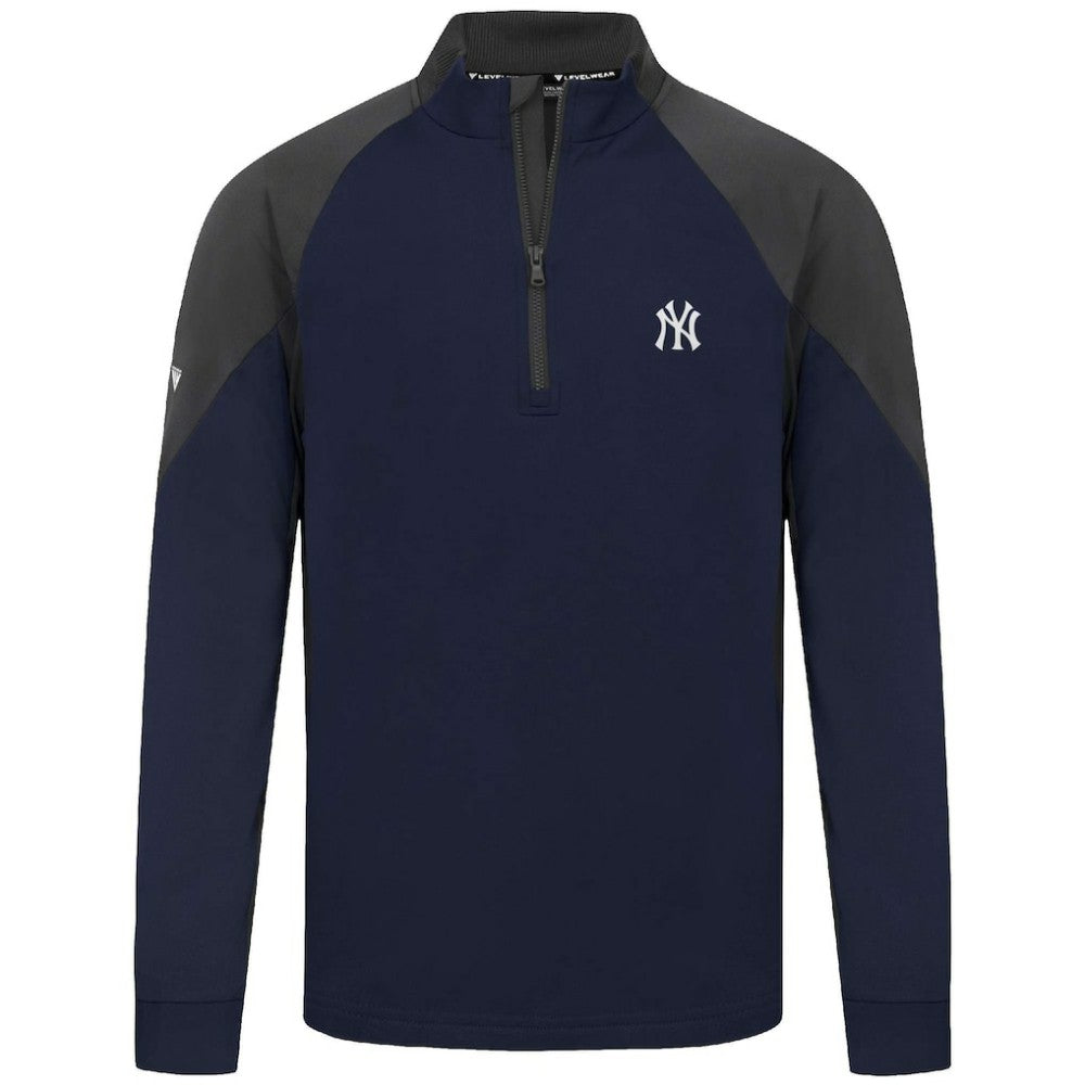 New York Yankees Levelwear Cadet Insignia 2.0 Raglan Quarter-Zip Jacket - MLB Jackets