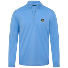 Milwaukee Brewers Levelwear Heron Insignia 2.0 Quarter-Zip Jacket - MLB Jackets