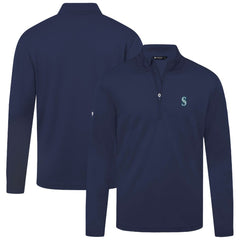 Seattle Mariners Levelwear Heron Insignia 2.0 Quarter-Zip Jacket - MLB Jackets