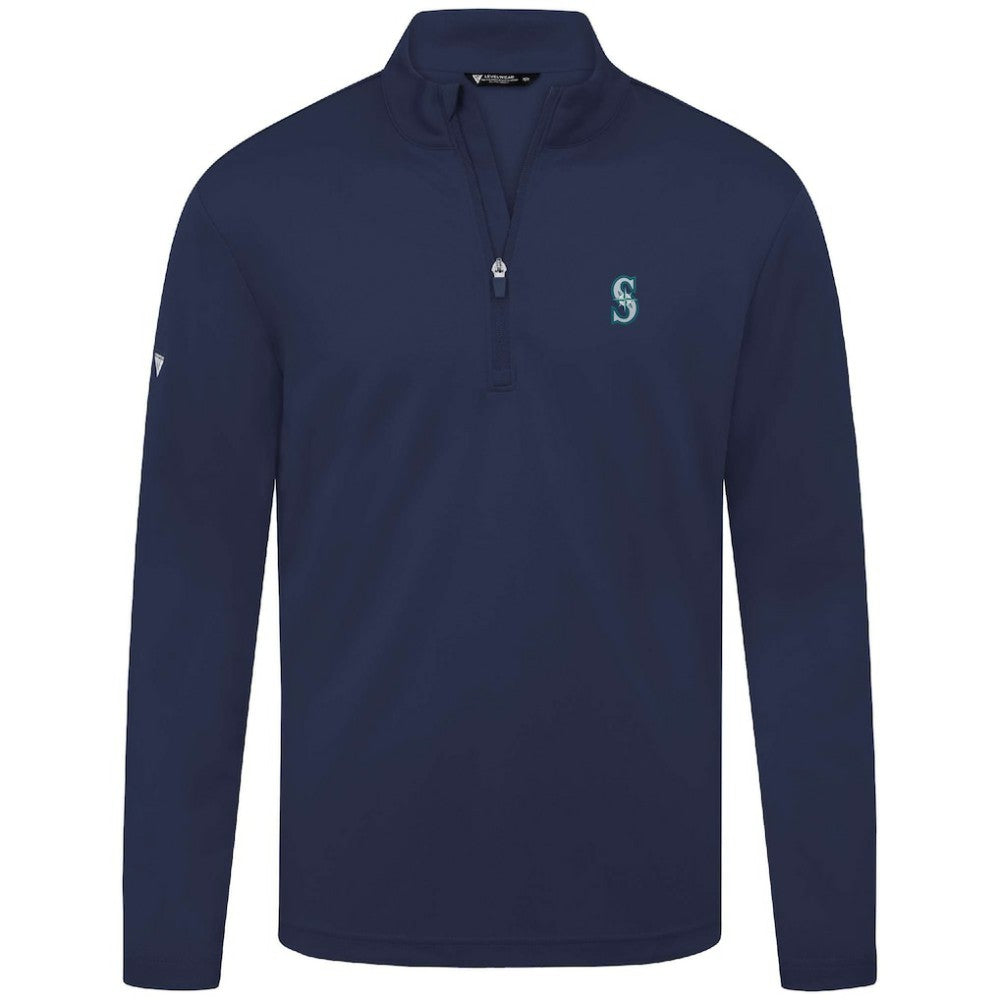 Seattle Mariners Levelwear Heron Insignia 2.0 Quarter-Zip Jacket - MLB Jackets