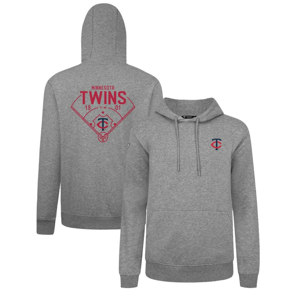 Minnesota Twins Levelwear Podium Primary Pullover Hoodie - MLB Hoodies