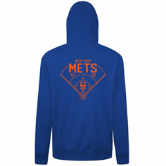 New York Mets Levelwear Podium Primary Pullover Hoodie - MLB Hoodies