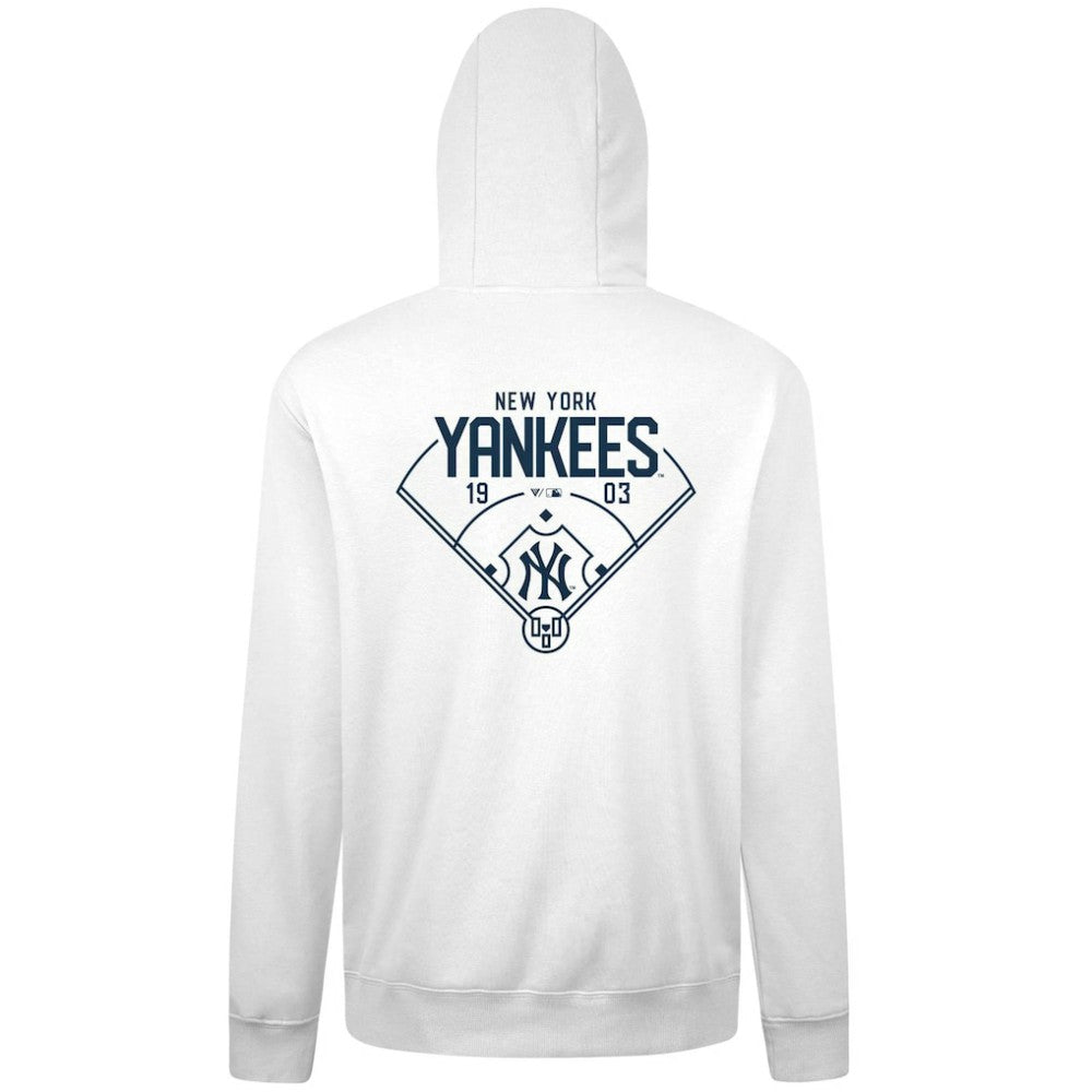 New York Yankees Levelwear Podium Primary Pullover Hoodie - MLB Hoodies