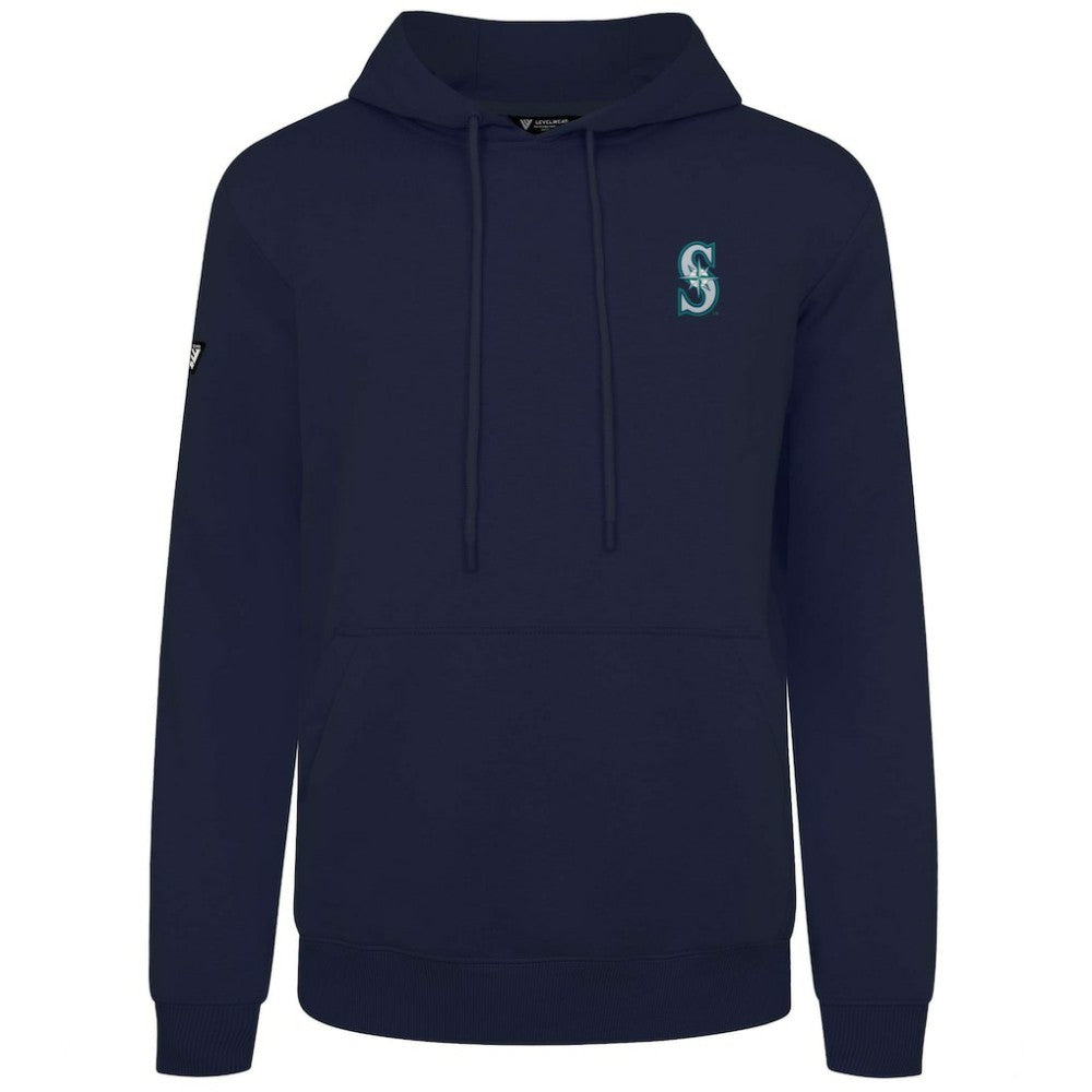 Seattle Mariners Levelwear Podium Primary Pullover Hoodie - MLB Hoodies