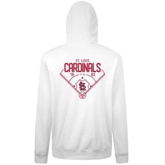 St. Louis Cardinals Levelwear Podium Primary Pullover Hoodie - MLB Hoodies